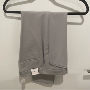 Comfort Stretch Slim Ankle Dress Pants - Gray